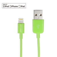First Champion MFi Lightning Cable - LT-D20 - 100cm - Green