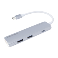 First Champion USB Type-C Hub - 4 in 1 (HDMI, USB, USB-C) - Silver