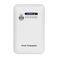First Champion Power Bank Sanyo Battery Cells - 9000mAh - White