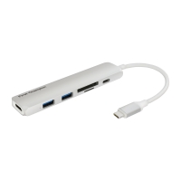 First Champion USB Type-C 集線器 - 6合1 (HDMI, USB, USB-C, Card Reader) - 銀色