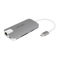 First Champion USB Type-C Hub - 8 in 1 (HDMI, USB, USB-C, Card Reader, Ethernet) - Grey