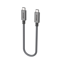 First Champion USB Type-C to Type-C Cable - Nylon Braided - 30CM - Grey