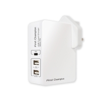 First Champion USB Travel Charger - UTC345PD - with USB-C PD and USB-A x 2