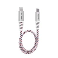 First Champion MFi USB-C to Lightning Cable - LTC-NY030 - 30cm - Silver