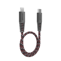 First Champion MFi USB-C to Lightning Cable - LTC-NY030 - 30cm - Grey